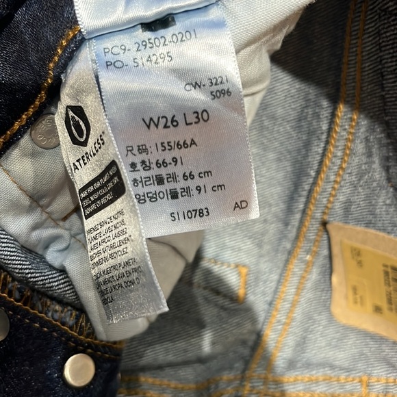 Levi’s 501 skinny filiforme jeans brand new with tags - Picture 6 of 12